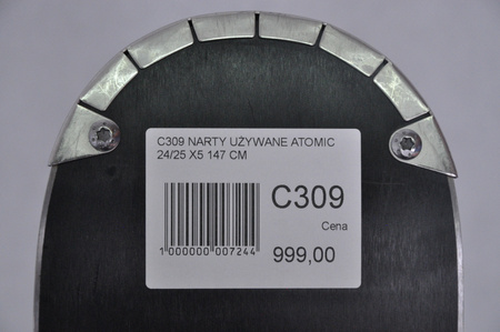 NARTY UŻYWANE ATOMIC REDSTER X5 + Atomic M10 GW 24/25 147 cm NRC309