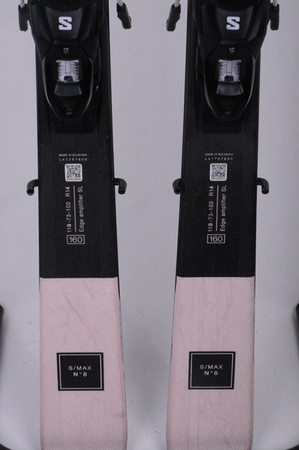 DAMSKIE NARTY UŻYWANE SALOMON S/MAX 8 + M10 23/24 160 cm NRB106
