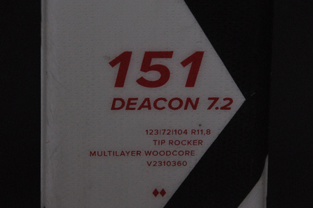 NARTY UŻYWANE VOLKL DEACON 7.2 + FTD 10 23/24 151 cm NRC1200