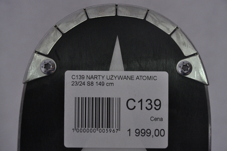 NARTY UŻYWANE ATOMIC REDSTER S8 + X12 GW 23/24 149 cm NRC139