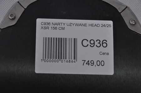 NARTY UŻYWANE HEAD WORLDCUP e.XSR + PR 11 24/25 156 cm NRC928