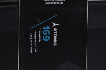 NARTY UŻYWANE ATOMIC REDSTER X7 + Atomic MI12 GW 24/25 169 cm NRC285