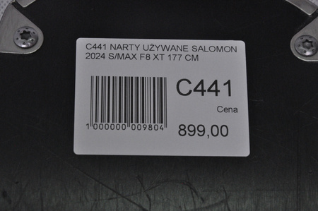 NARTY UŻYWANE SALOMON S/MAX F8 XT + M10 2024 177 cm NRC441