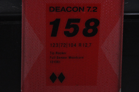 NARTY UŻYWANE VOLKL DEACON 7.2 + FTD 10 21/22 158 cm NRC1120