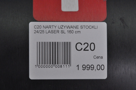 NARTY UŻYWANE STOCKLI LASER SL + MC11 24/25 160 cm NRC20