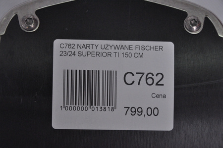 NARTY UŻYWANE FISCHER RC4 SUPERIOR TI 23/24 + Z11 150 cm NRC762