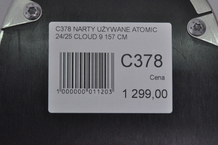 DAMSKIE NARTY UŻYWANE ATOMIC CLOUD C9 + M10 GW 24/25 157 cm NRC378