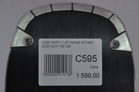 NARTY UŻYWANE ATOMIC CLOUD Q14 + X12 22/23 152 cm NRC595