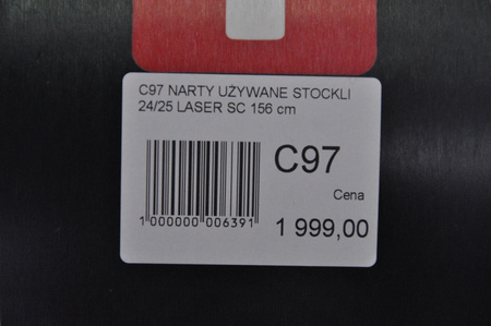 NARTY UŻYWANE STOCKLI LASER SC + MC11 24/25 156 cm NRC97