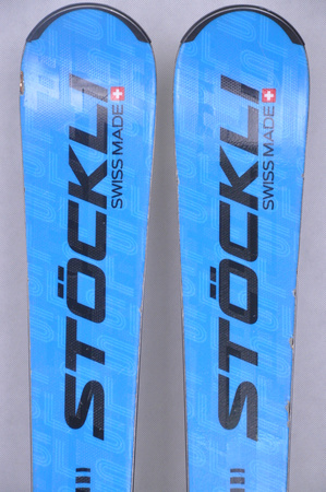 NARTY UŻYWANE STOCKLI LASER SL + MC11 24/25 160 cm NRC21