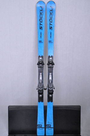 NARTY UŻYWANE STOCKLI LASER SL + MC11 24/25 170 cm NRC36