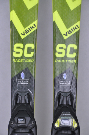 NARTY UŻYWANE VOLKL RACETIGER SC 24/25 + VMotion 12 158 cm NRC817