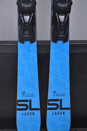 NARTY UŻYWANE STOCKLI LASER SL + MC11 24/25 160 cm NRC20