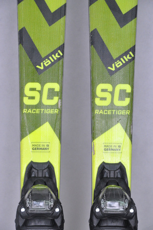 NARTY UŻYWANE VOLKL RACETIGER SC 24/25 + VMotion 10 158 cm NRC826