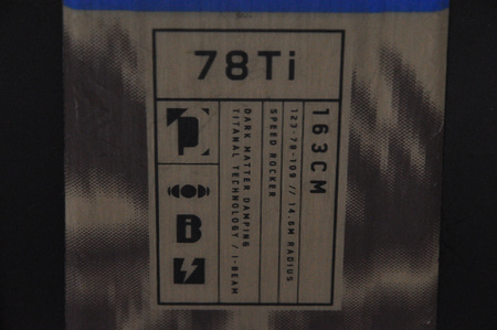NARTY UŻYWANE K2 DISRUPTION 78TI + MXC 12 24/25 163 cm NRC986