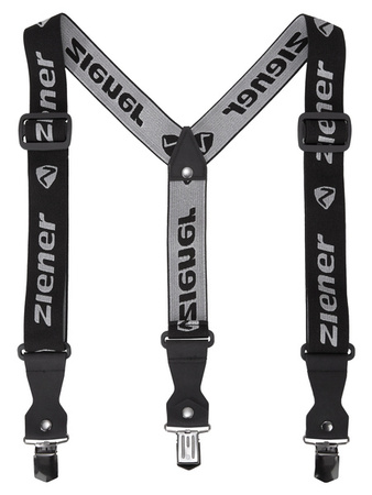 SZELKI DO SPODNI ZIENER BRACES CLIP Black