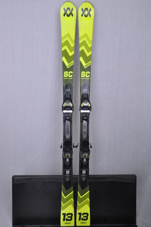 NARTY UŻYWANE VOLKL RACETIGER SC 24/25 + VMotion 12 165 cm NRC831