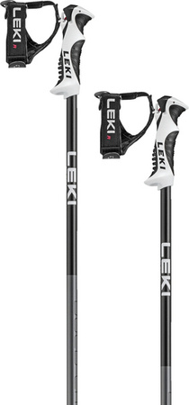 JUNIORSKIE KIJE NARCIARSKIE LEKI BOLD LITE S Black/White 2026