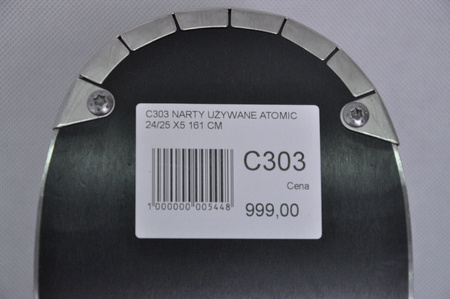 NARTY UŻYWANE ATOMIC REDSTER X5 + Atomic M10 GW 24/25 161 cm NRC303