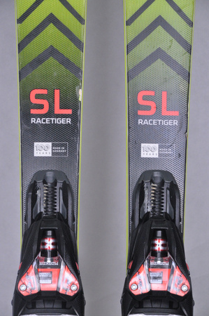 NARTY UŻYWANE VOLKL RACETIGER SL + VMotion 12 22/23 150 cm NRC641