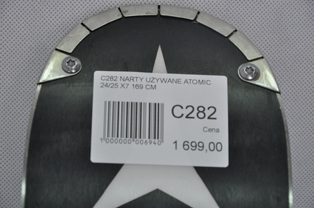 NARTY UŻYWANE ATOMIC REDSTER X7 + Atomic MI12 GW 24/25 169 cm NRC282