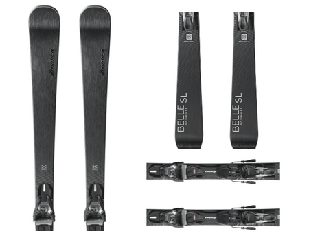 DAMSKIE NARTY NORDICA BELLE SL DC FDT + TPX 12 FDT Black/Silver 2026