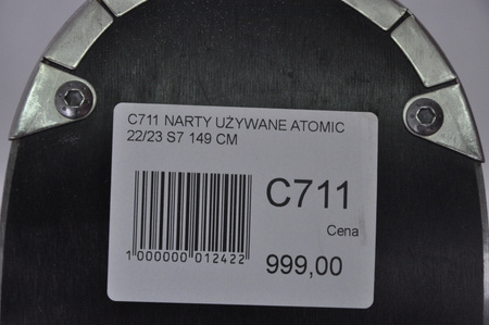 NARTY UŻYWANE ATOMIC REDSTER S7 + M12 GW 22/23 149 cm NRC711