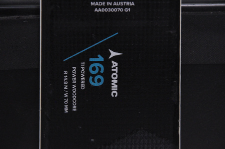 NARTY UŻYWANE ATOMIC REDSTER X7 + Atomic MI12 GW 24/25 169 cm NRC283