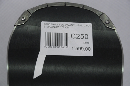 NARTY UŻYWANE HEAD SUPERSHAPE E. MAGNUM + Head PRD12 23/24 177 cm NRC250