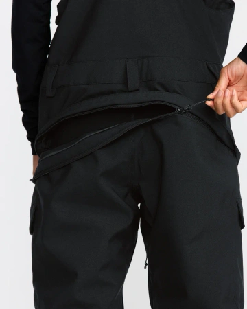 DAMSKIE SPODNIE SNOWBOARDOWE VOLCOM CRESTON 3D STRETCH BIB OVERALL Black 2026