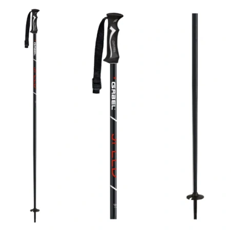 KIJE NARCIARSKIE GABEL SPEED Black/Red 2026