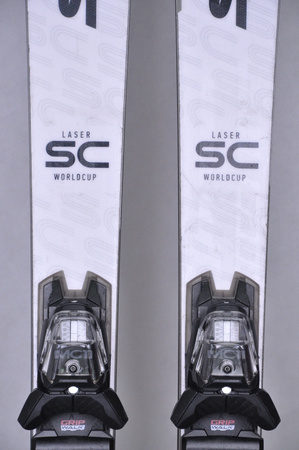 NARTY UŻYWANE STOCKLI LASER SC + MC11 24/25 149 cm NRC90