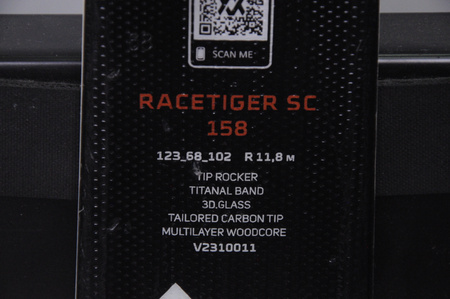 NARTY UŻYWANE VOLKL RACETIGER SC 23/24 + VMotion 12 158 cm NRC334