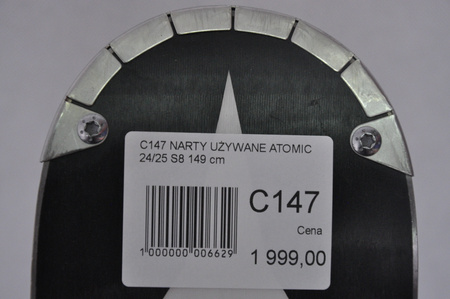 NARTY UŻYWANE ATOMIC REDSTER S8 + X12 GW 24/25 149 cm NRC147