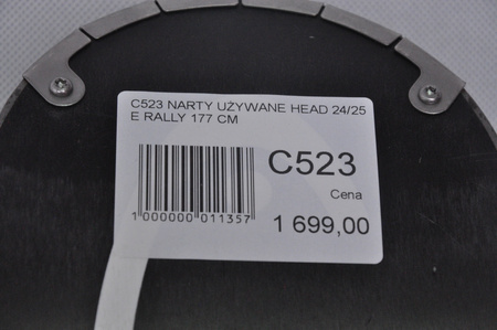 NARTY UŻYWANE HEAD SUPERSHAPE ERALLY + PRD12 24/25 177 cm NRC523
