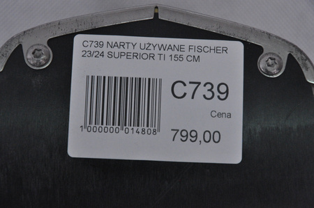 NARTY UŻYWANE FISCHER RC4 SUPERIOR TI 23/24 + Z11 155 cm NRC739