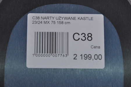 NARTY UŻYWANE KASTLE MX 75 + K12 PRW 23/24 158 cm NRC38