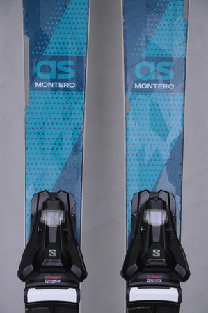 NARTY UŻYWANE STOCKLI MONTERO AS + Salomon Strive 11 24/25 166 cm NRC72