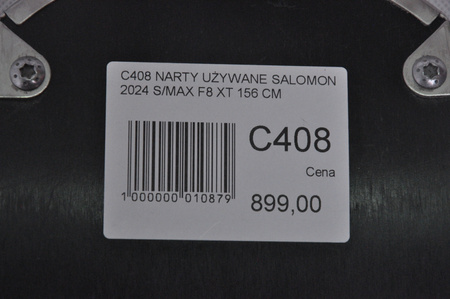 NARTY UŻYWANE SALOMON S/MAX F8 XT + M10 2024 156 cm NRC408