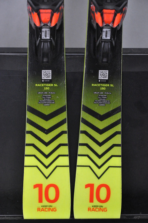 NARTY UŻYWANE VOLKL RACETIGER SL + VMotion 12 22/23 150 cm NRC643