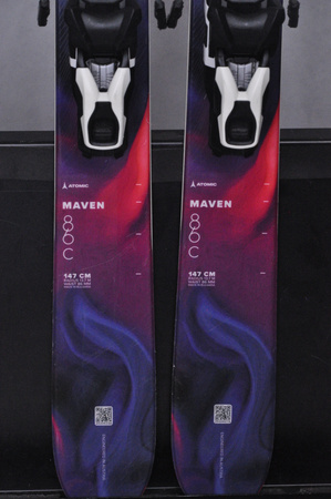 NARTY UŻYWANE ATOMIC MAVEN 86C + STRIVE 11 22/23 147 cm NRC580