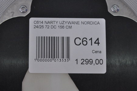 NARTY UŻYWANE NORDICA BELLE 72 DC 24/25 + TP2 11 156 cm NRC614