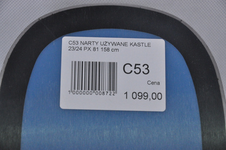 NARTY UŻYWANE KASTLE PX 81 + K11 23/24 165 cm NRC54