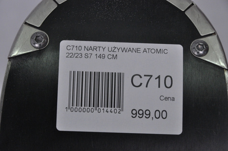 NARTY UŻYWANE ATOMIC REDSTER S7 + M12 GW 22/23 149 cm NRC710