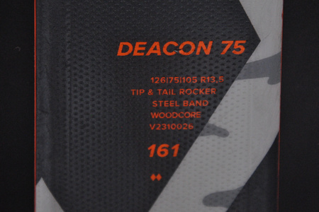 NARTY UŻYWANE VOLKL DEACON 75 + Motion 12 23/24 161 cm NRC127