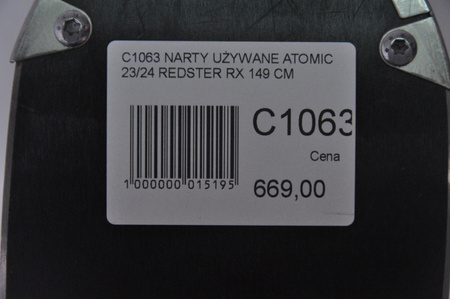 NARTY UŻYWANE ATOMIC REDSTER RX + M10 23/24 149 cm NRC1063