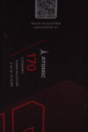 NARTY UŻYWANE ATOMIC REDSTER S7 + M12 GW 23/24 170 cm NRC726