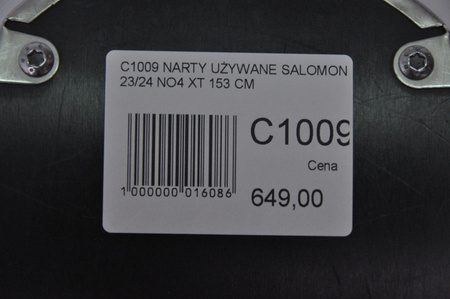 NARTY UŻYWANE SALOMON S/MAX N 4 XT + M10 23/24 153 cm NRC1009