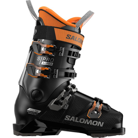 BUTY NARCIARSKIE SALOMON S/PRO ALPHA 100 GW Co Black/Dark Grey/Orange 2026