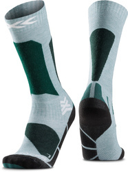 JUNIORSKIE SKARPETY NARCIARSKIE X-SOCKS SKI DISCOVER OTC Sage Green/English Lawn 2025